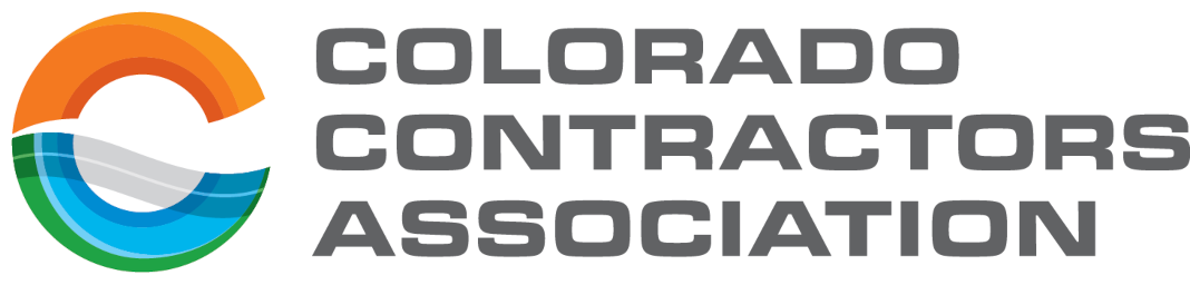 The logo of Colorado contractors association 