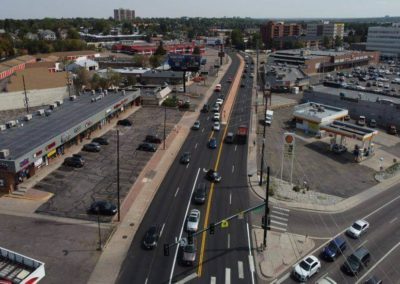 An Aerial View of a Huge Parking Lot Construction Design by Brannan Companies